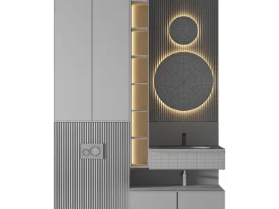 Luxury Bathroom 203 3D model