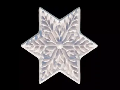 Snowflakes 3D print model