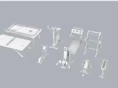 gym machine 3D model