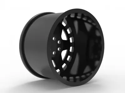 Black Rhino York Matte Gunmetal Wheel rim model 3D print model