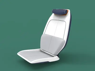 Car seat concept model - Concept Fiona 3D model
