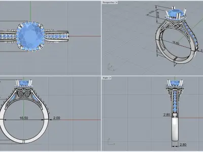 ring code 78 3D print model