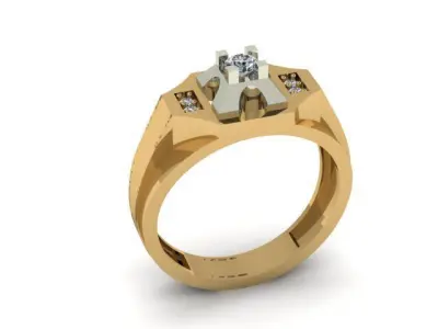 man ring 3D print model