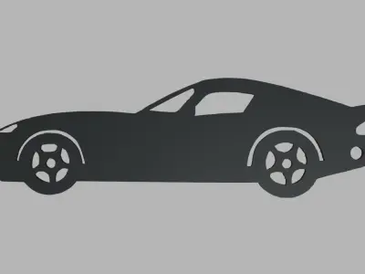 Car Key Rings Pack 01 3D print model