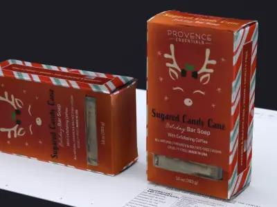 SUGAR CANDY CANE SCENTED SOAP 2024 3D model