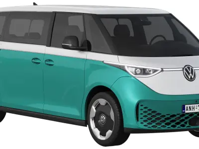 Volkswagen ID Buzz LWB 2023 3D model