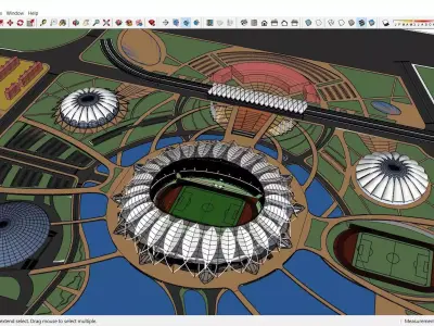 Sketchup Sport - Stadium 112 3D model