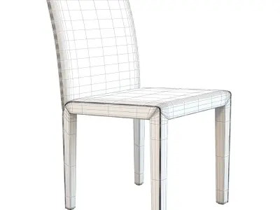 Crate and Barrel -  Folio Dining Chair 3D model