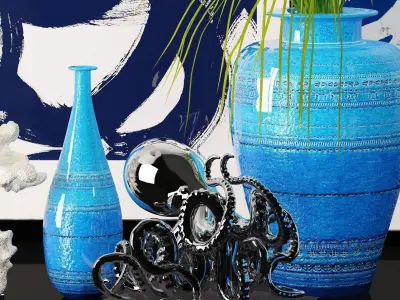 Decoration set by Ethan Allen 3D model