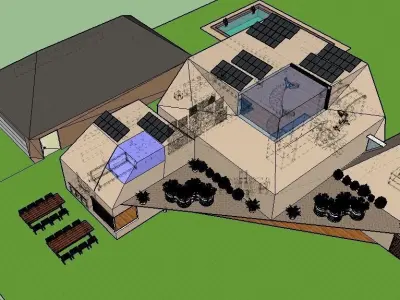 Three united  Free 3D model