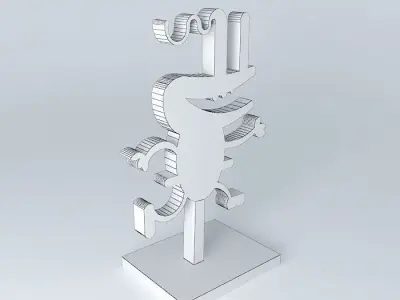 Funny sculpture funny sculpture Free 3D model