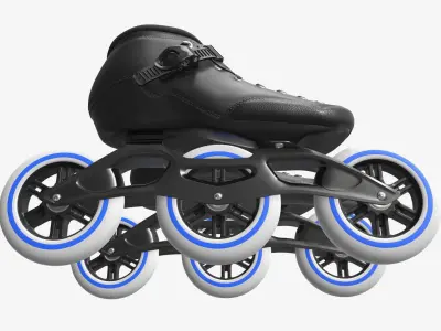 Roller skates racing  3D model