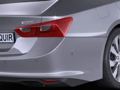 Chevrolet Malibu CG 2017 Lowpoly 3D model