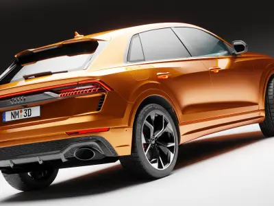Audi RS Q8 2020 3D model