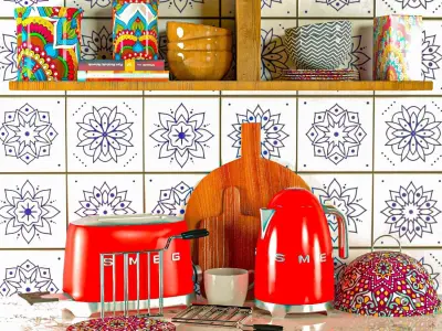 Collection SMEG sme electric kettle 3D model