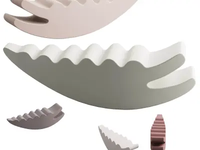 098 Plust COCCODRILLO Polyethylene rocking horse 3D model