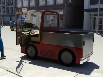 CarToon Van 3D model