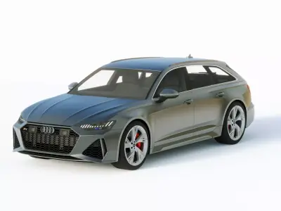 Audi RS6 Avant 2020 3D model