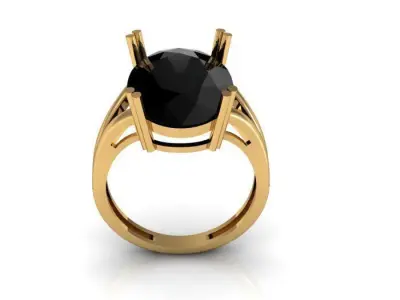 ruby ring  Free 3D print model