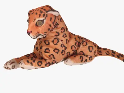 Jaguar toy Low-poly 3D model