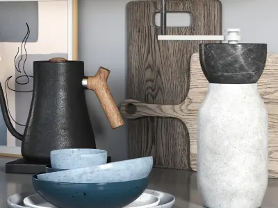 kitchen accessories 028 3D model
