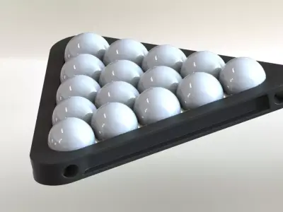 triangle for billard Free 3D model