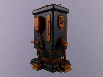 Techbox Future Free low-poly 3D model