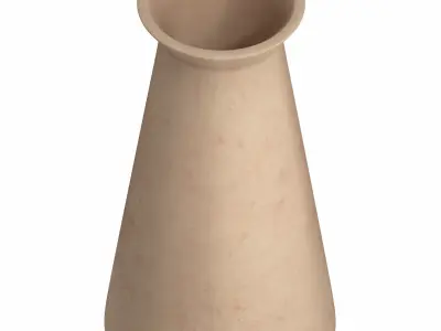 Modern Clay Vase 3D model