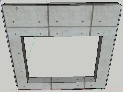 RCCB WALLS 3D model