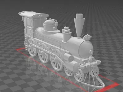 Locomotive 3D print model purchase