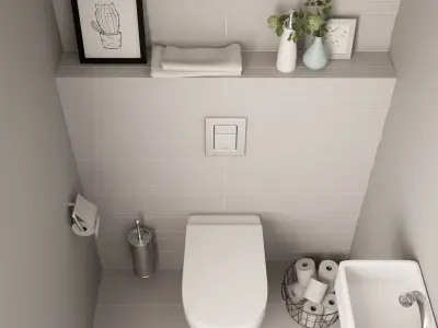 Bathroom 17 3D model