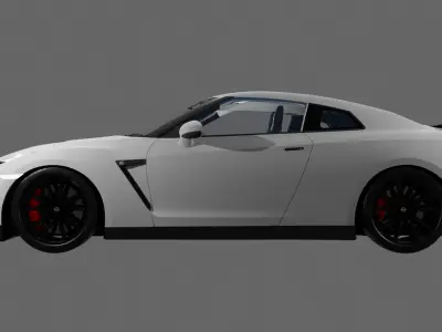 Nissan GT-R 2015 3D model