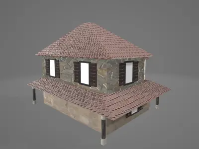 House Modern 3D print model