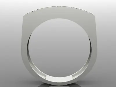 An engagement ring 3dmodel 3dprint Free 3D print model