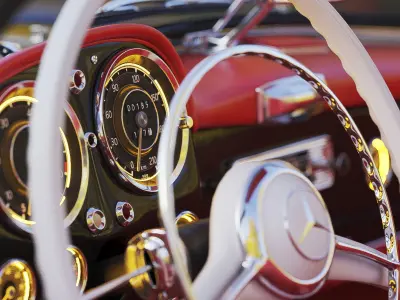 Mercedes Benz 190 SL 3D model