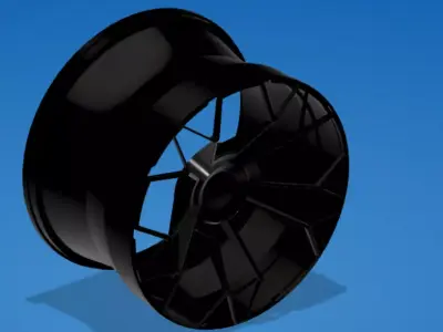 Sports car rim 3D print model