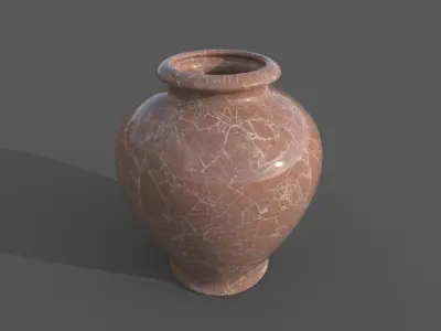 decorative vase set 1 3D model