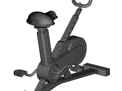 Gym Fitness Cycling Machine 3D print model