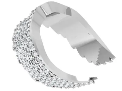Diamond Wing Bracelet 4655 3D print model