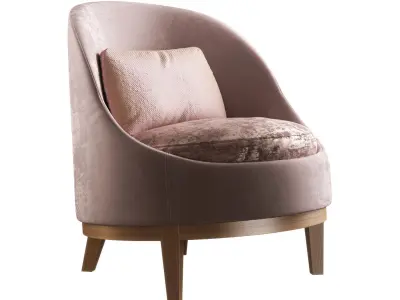 Piet Boon BELLE armchair and loveseat sofa SET 3D model