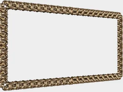 Carved decor for cnc 57 3D model