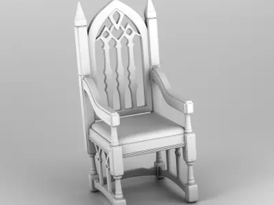 Home interior of the middle ages 3D print model