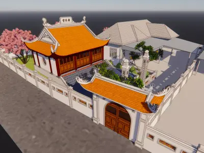 Sacred Ritual  - Temple R Free 3D model