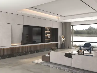 Living Room Scene 12 3D model