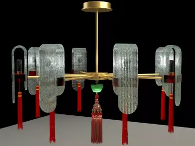Chinese lantern 3D model