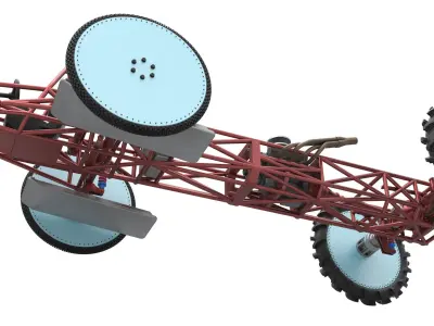 Swamp buggy Base Scale 1 to 25 3D print model