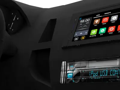 Car Hilux Modified SUV Truck  3D model