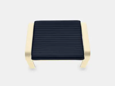 POANG Footstool 22 Low-poly 3D model