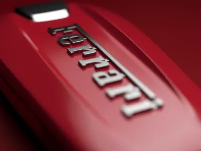 Ferrari car key 3D model