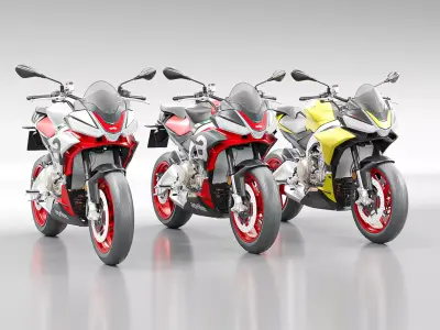 APRILIA TUONO 660 2021 Low-poly 3D model
